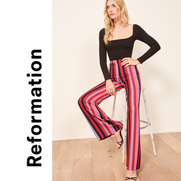 NWTđź’•REFORMATION Isabel Sorrenti Wide Leg Pants 2 - Picture 2 of 9